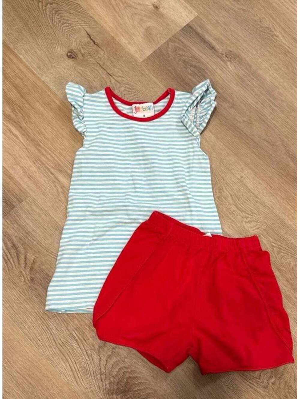 Jellybean blue and red set size 8
